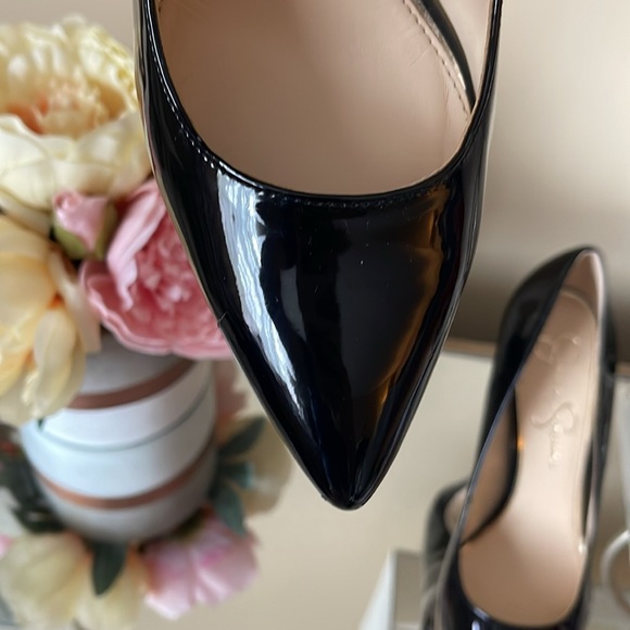 Jessica Simpson Black Patent Leather Heels - Picture 5 of 9